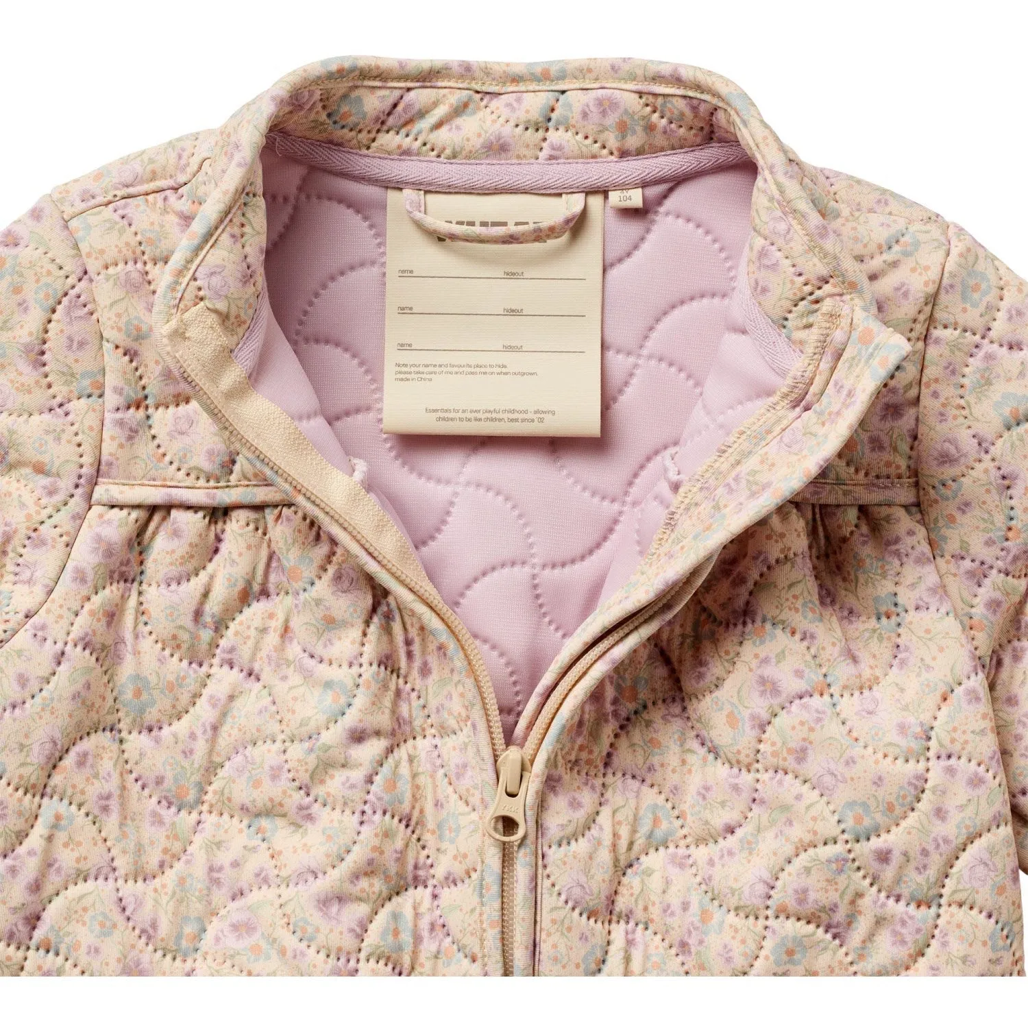 Wheat Pansies Thermo Jacket Tilde Sequin-Detail Comfortable fit blouse