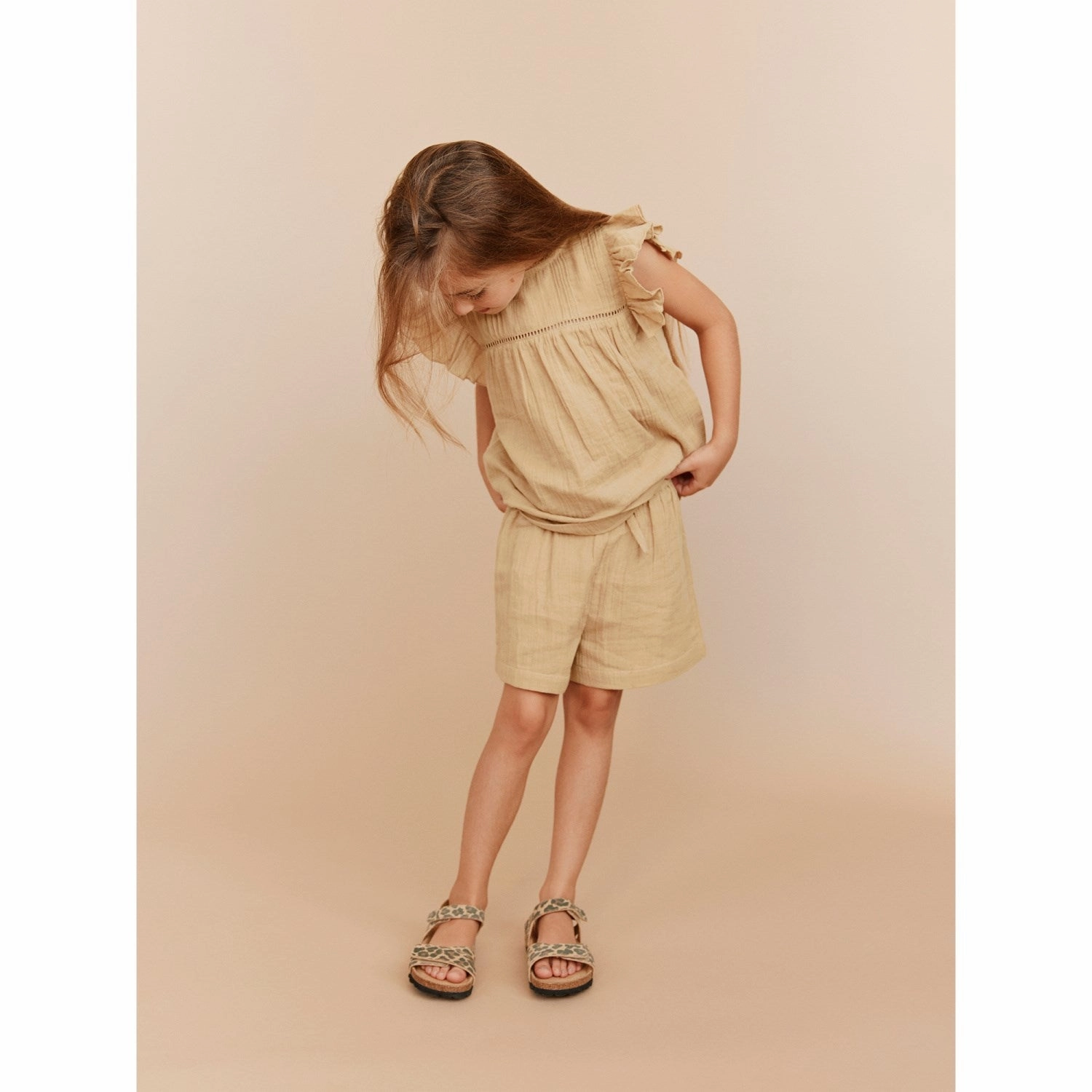 Unisex style Sofie Schnoor Soft Brown Rigmorsk Shorts