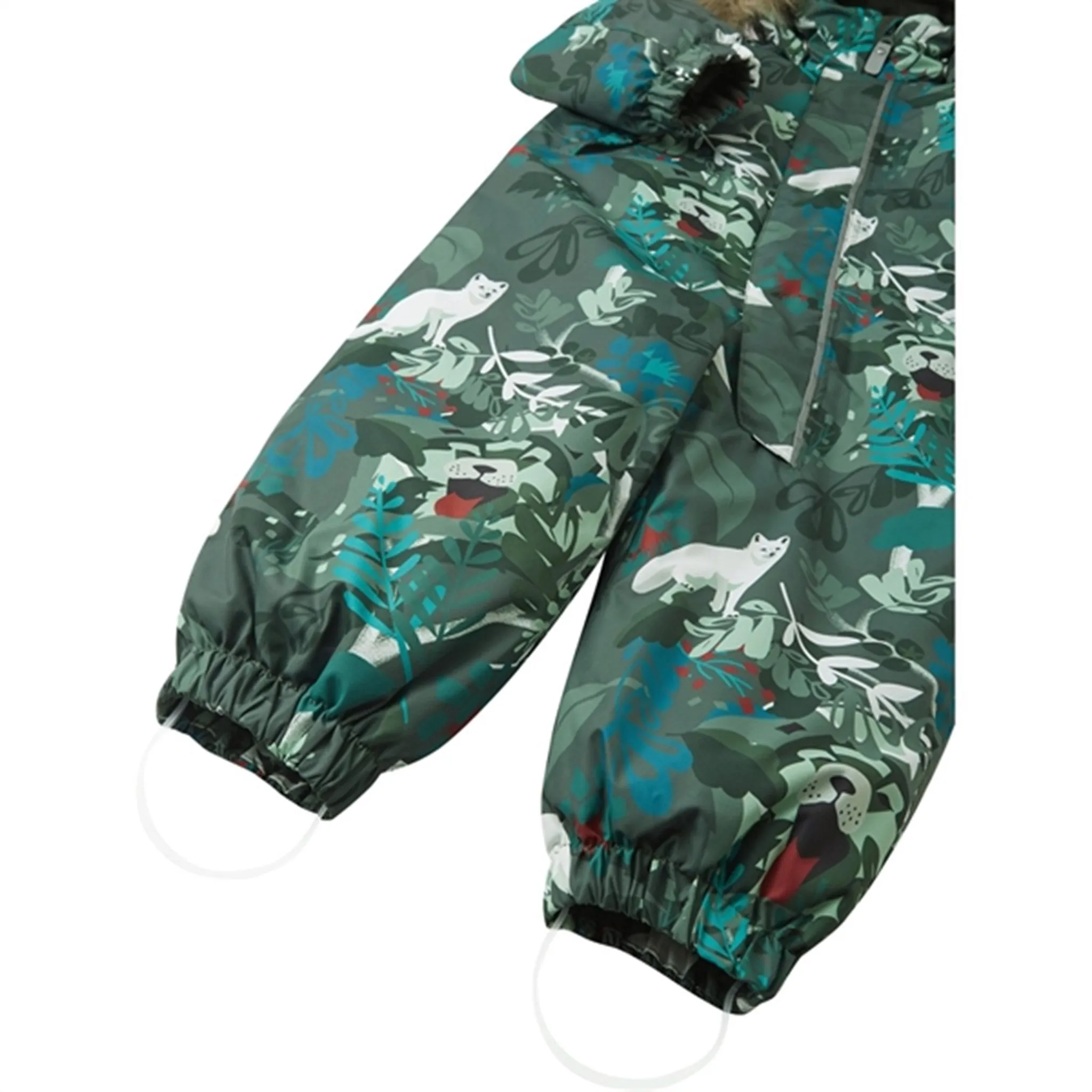 Reima Reimatec Snow Suit Lappi Thyme green Interchangeable-Detail breathable-mesh