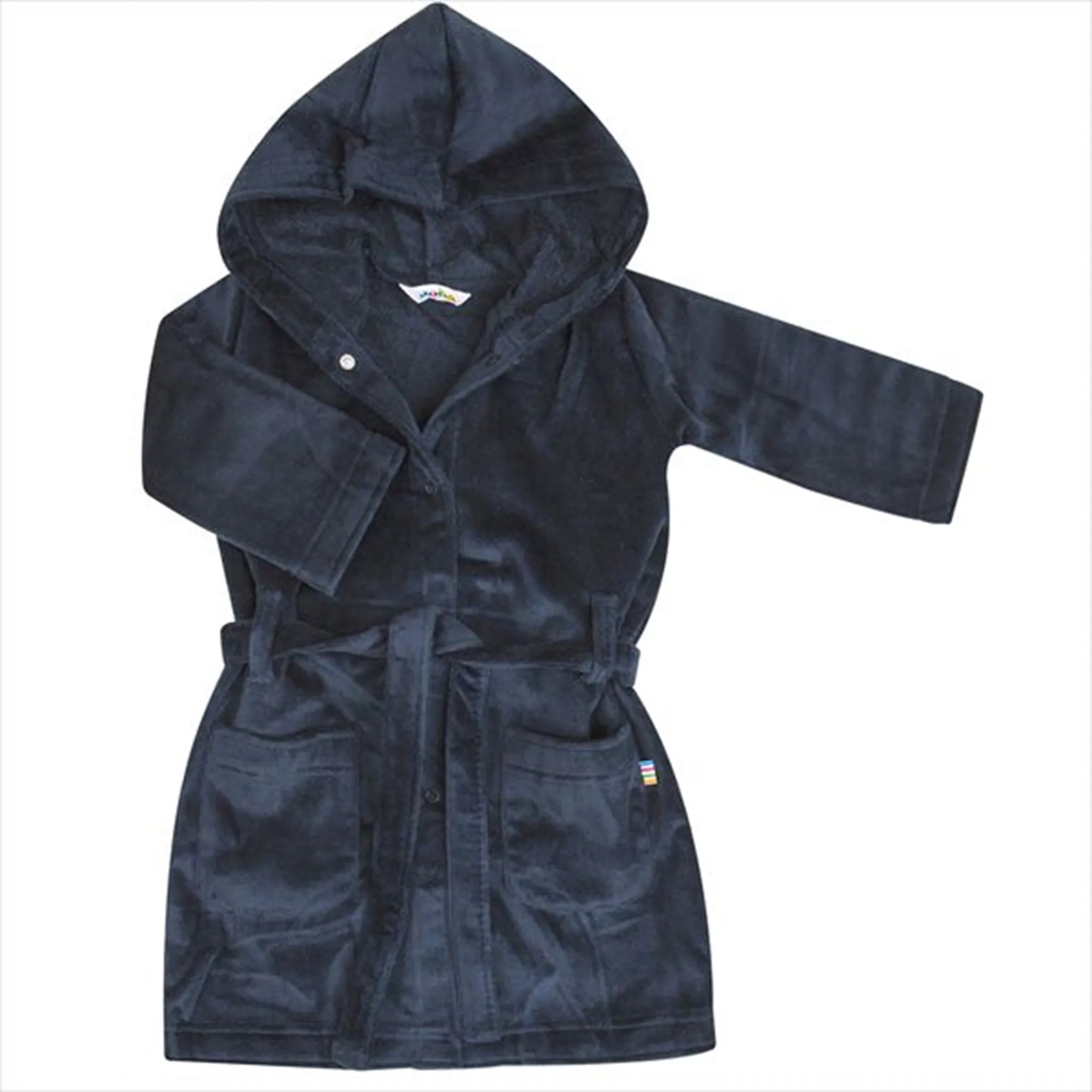 Joha Bathrobe Blue Gentle Fit Layered construction