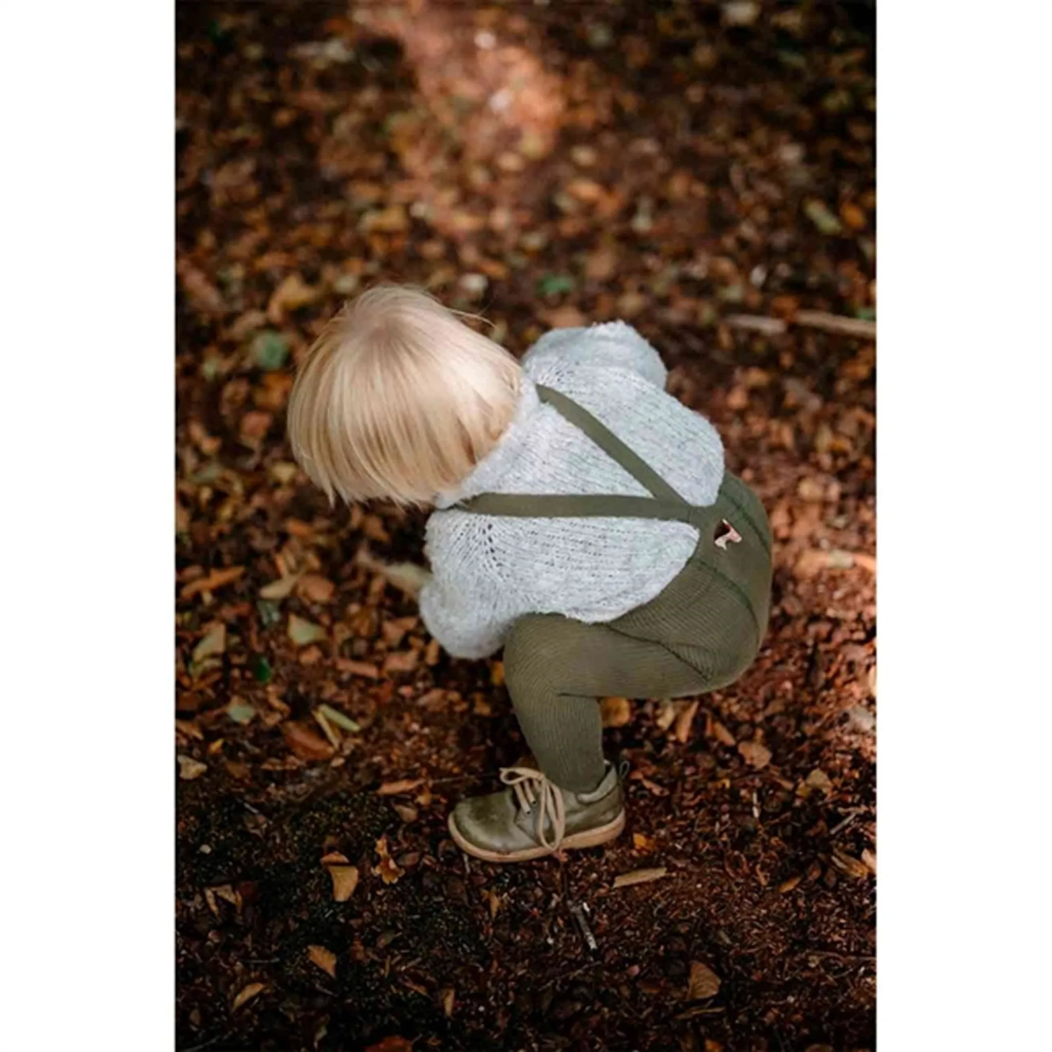 Leg beautification Silly Silas Footed Tights Olive