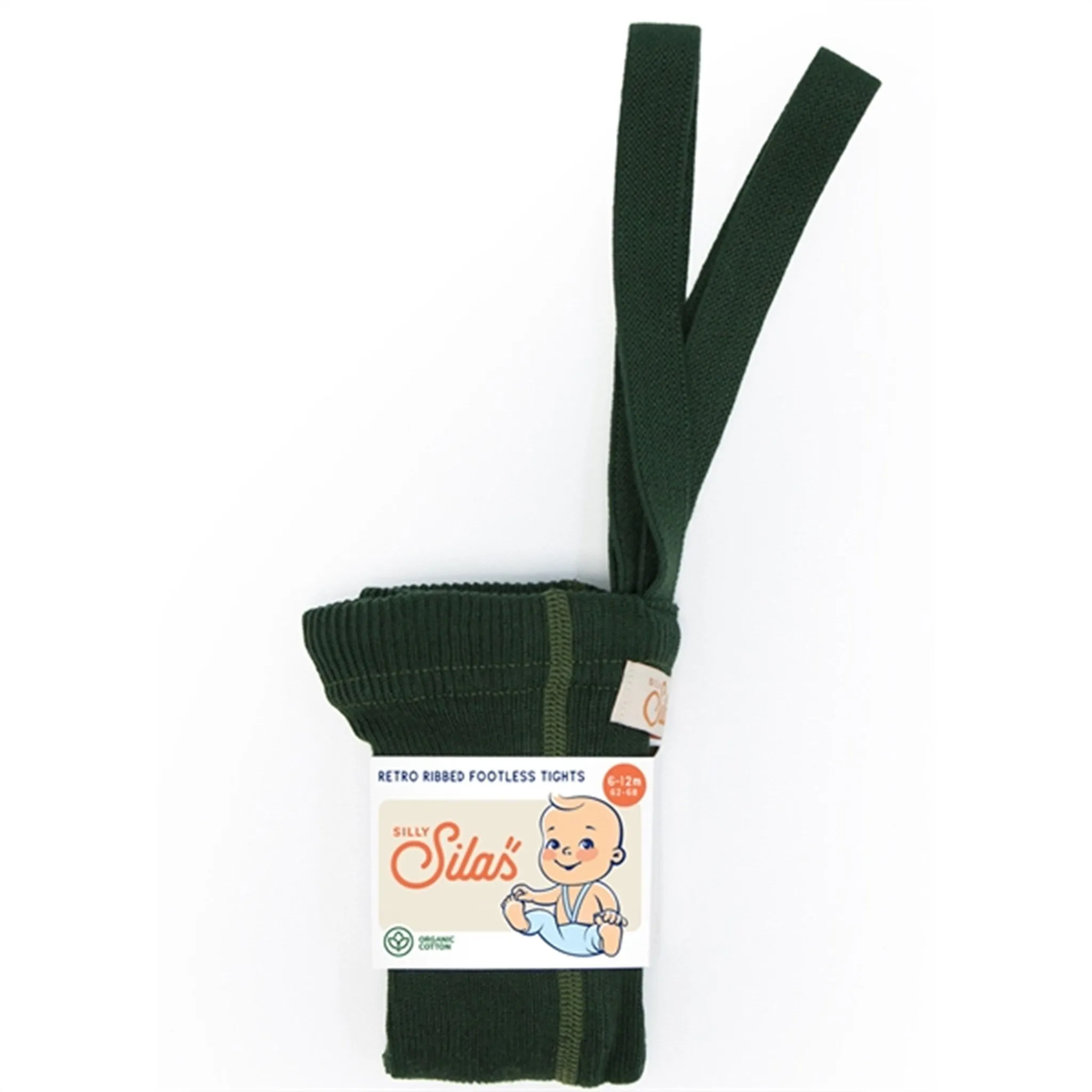 Silly Silas Footles Tights Dark Forest Green Culottes Sleek Comfort