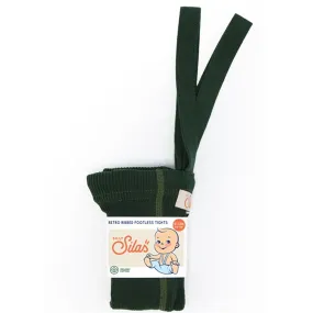 Functional Silly Silas Footles Tights Dark Forest Green