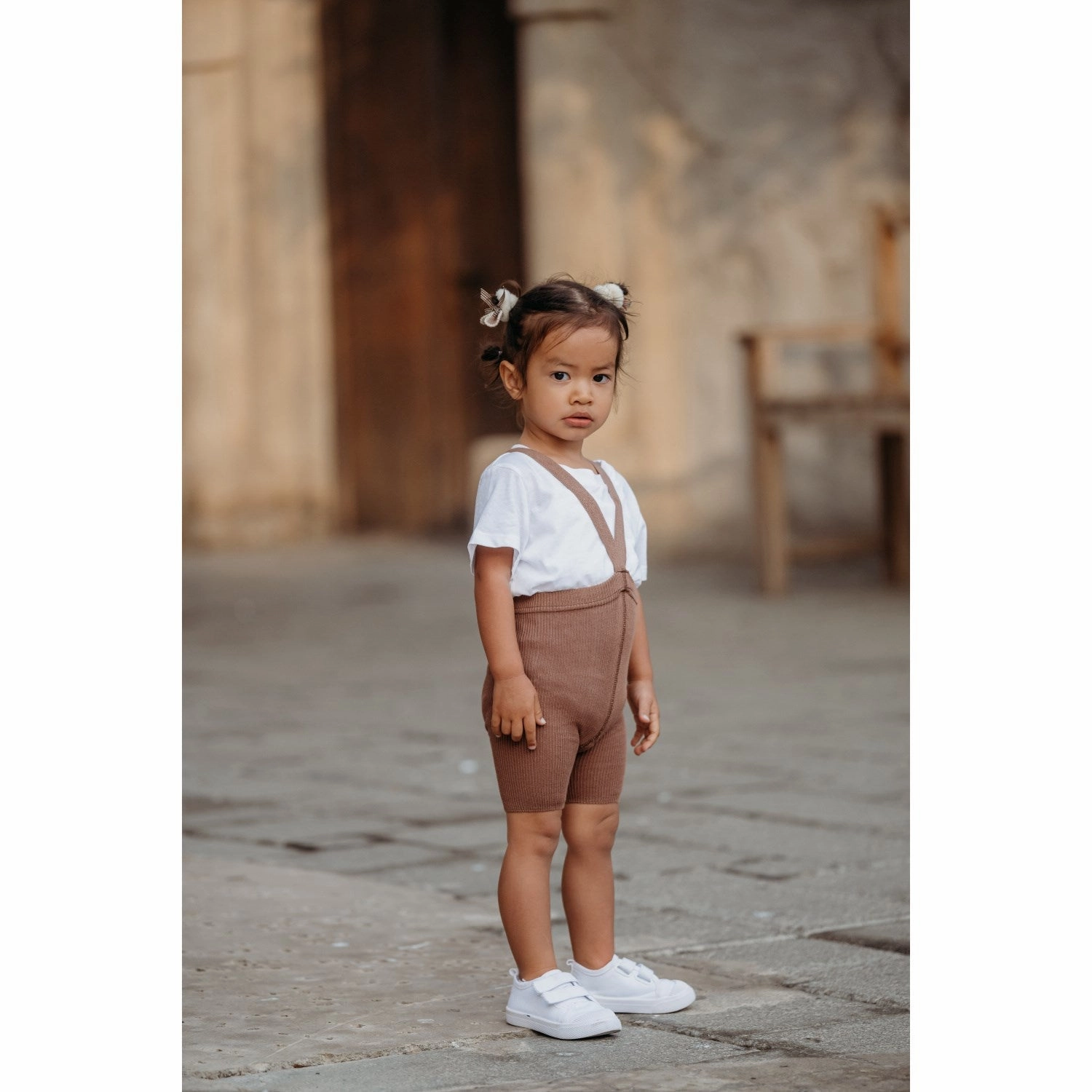 Stretchy Hemline Silly Silas Granola Shorty Tights