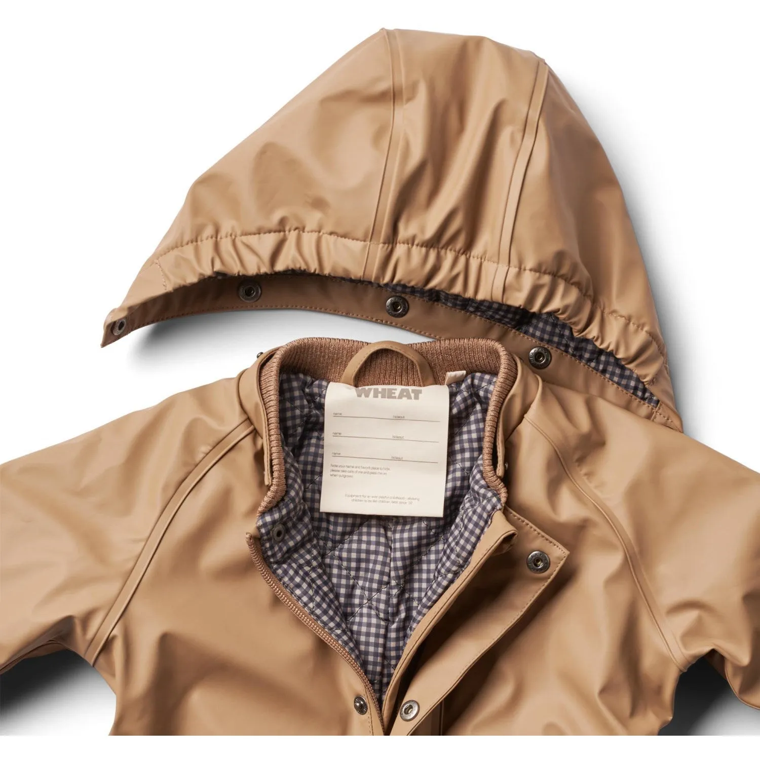 Wheat Cappuccino Thermo Rainsuit Aiko Light Shield Layer High Mobility Layer