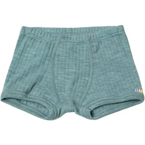 Joha Wool Aqua Melange Boxershorts Skin Soft Teen Wear