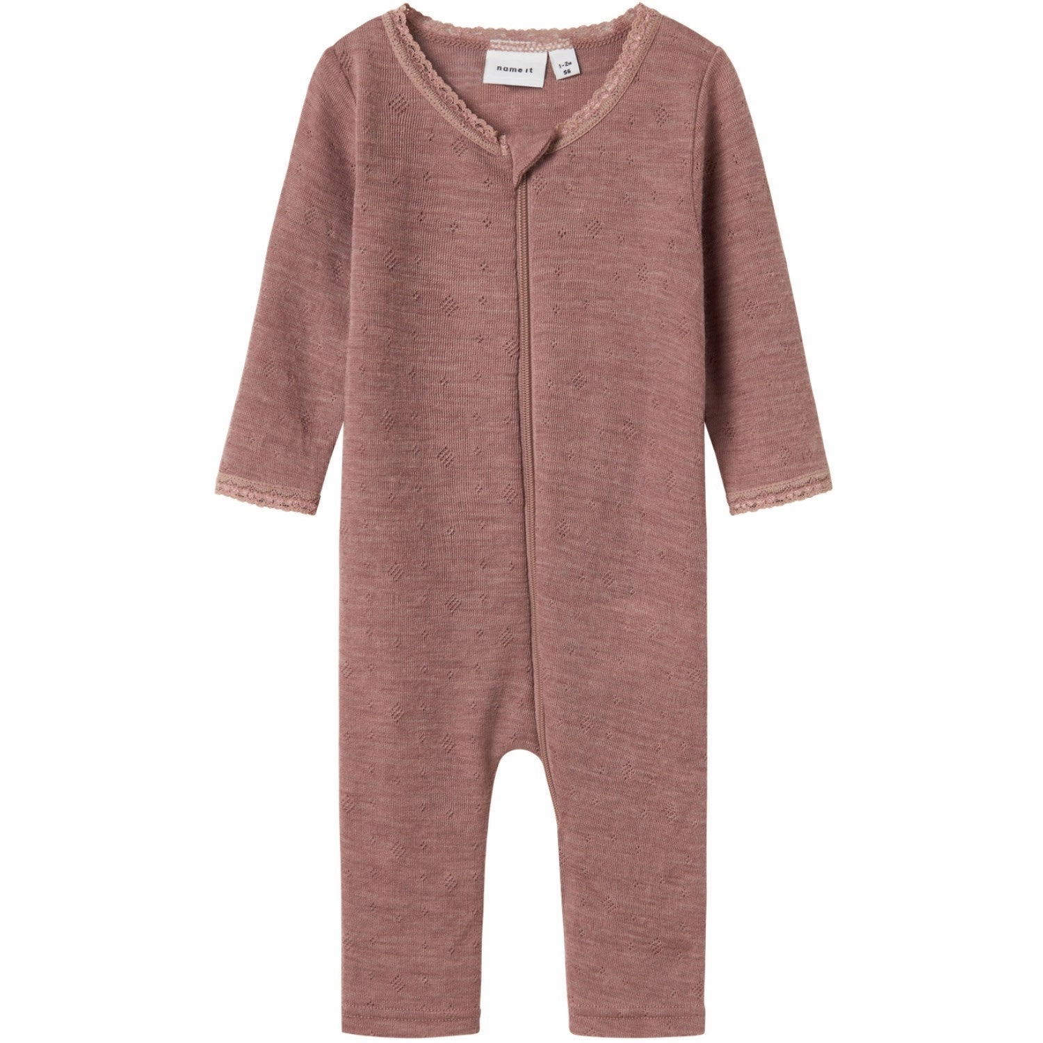 Sporty Travel Name It Antler Nbfwang Wool Needle Nightsuit Solid