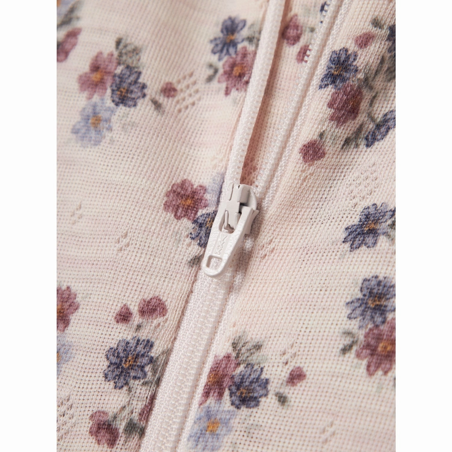 Name It Lilac Ash Aop Wang Wool Needle Nightsuit Noos Fine Neutral