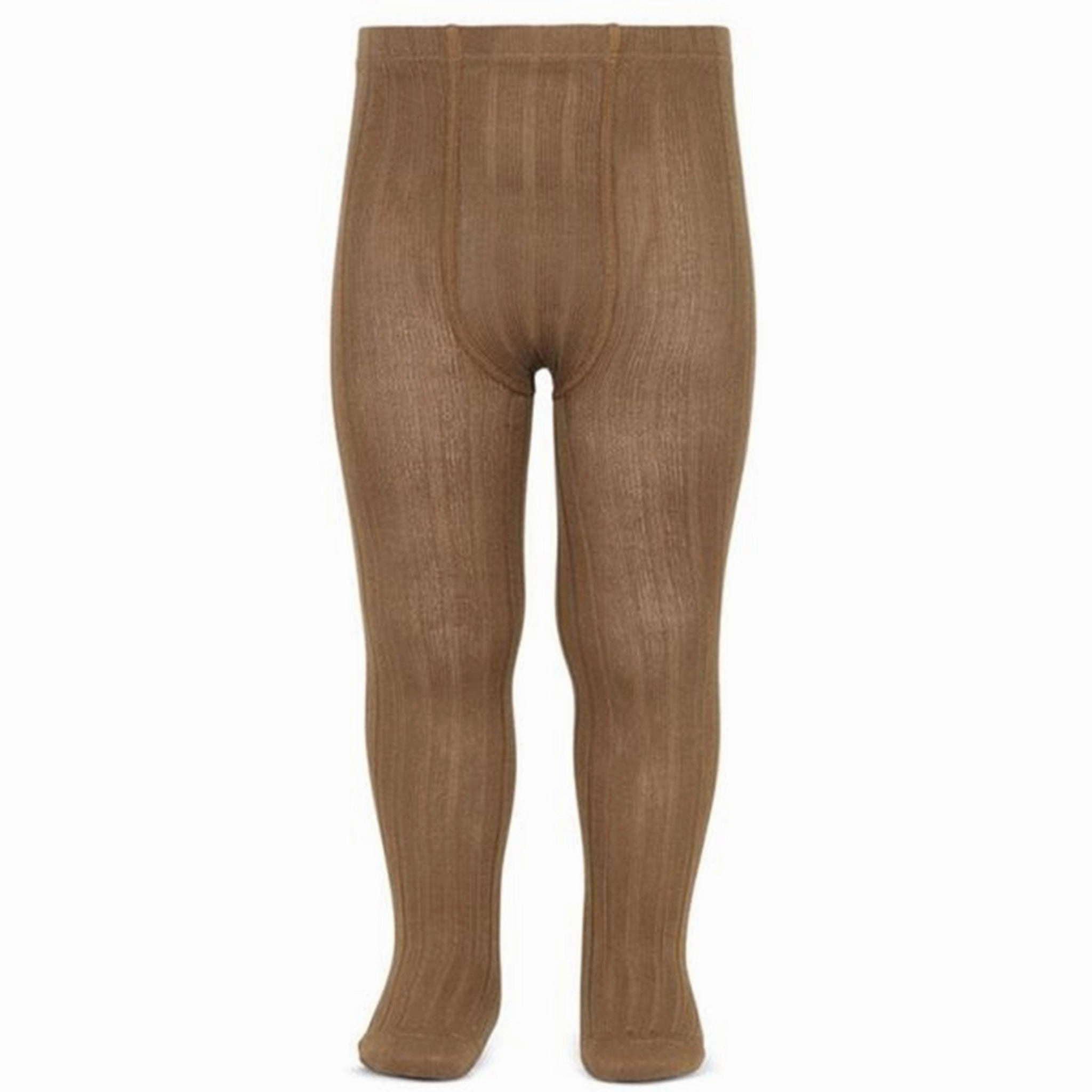 C??ndor Tights Rib Tabaco Cropped Casual-style