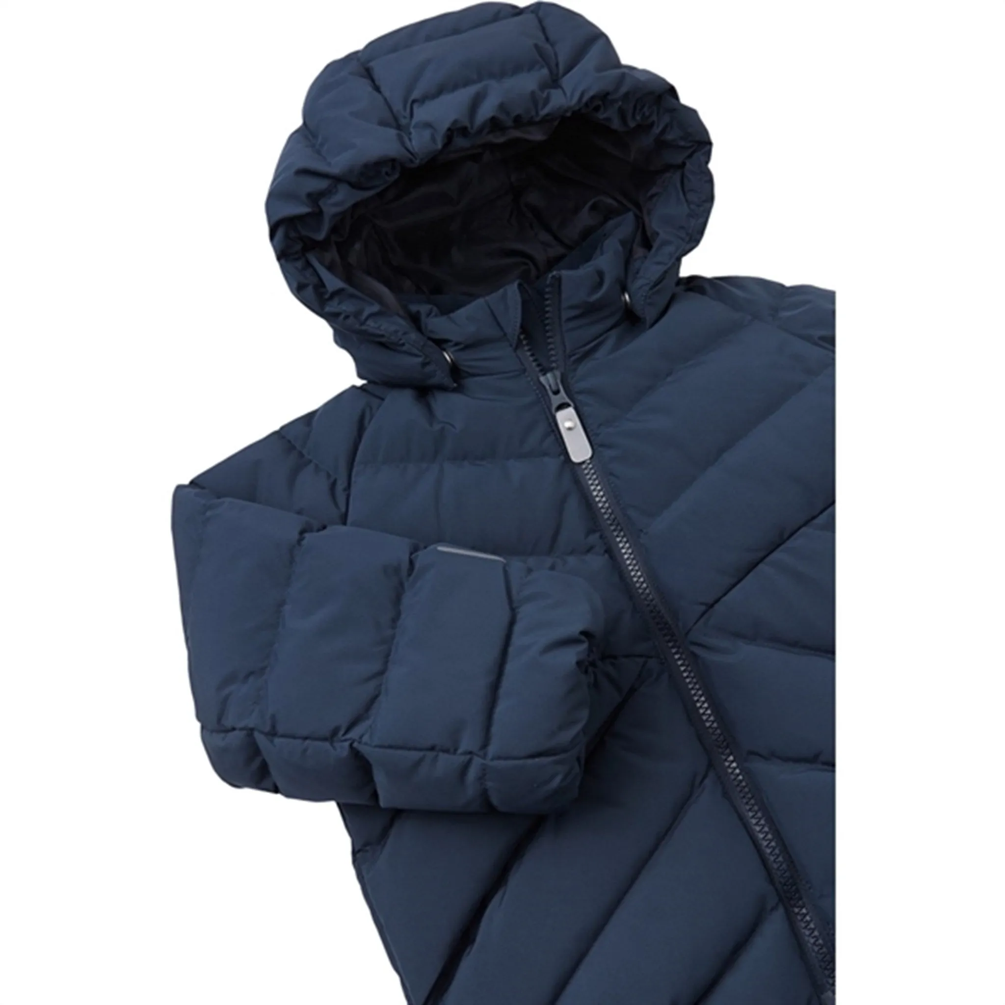 Reima Jacket Kupponen Navy Light chiffon blouse Half-Placket