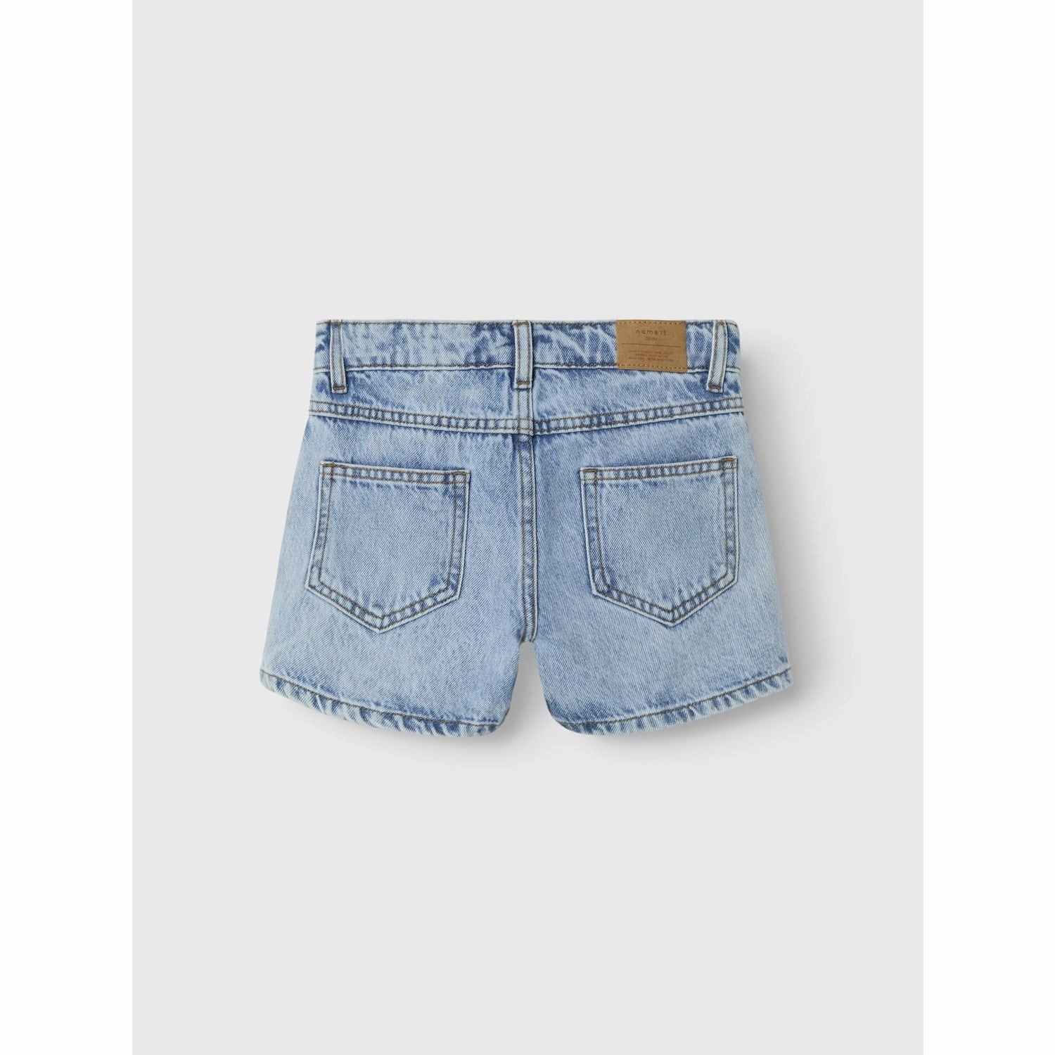 Name It Medium Blue Denim Rose Regular Denim Shorts Noos FasteningLoops