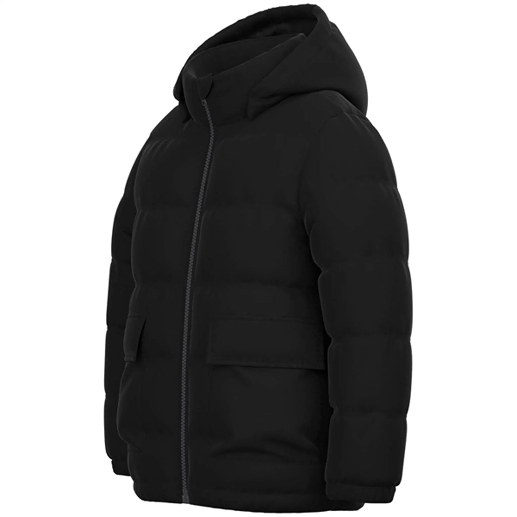 Name it Black Mellow Puffer Jacket Summer-Season monochrome
