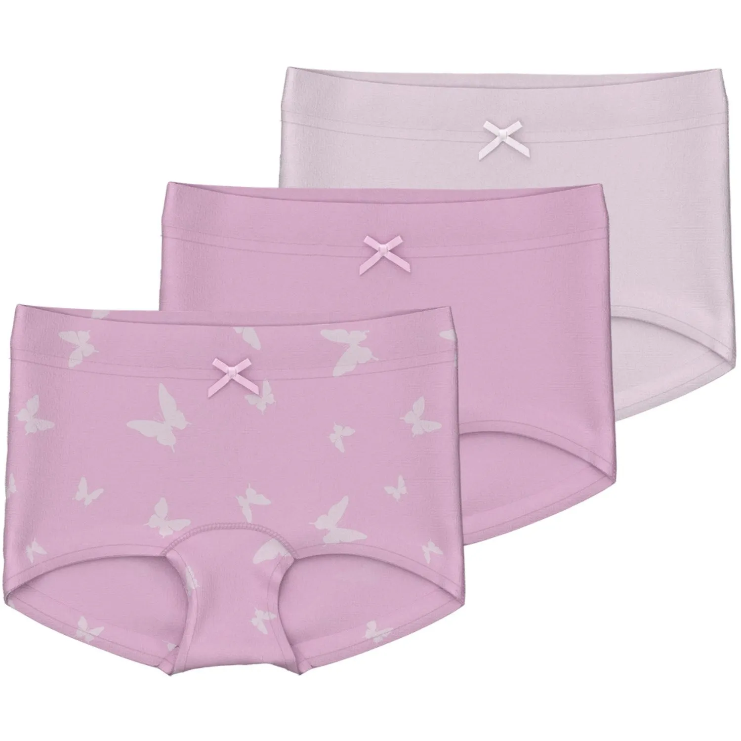 Skin Wear Name It Pink Lavender Tights 3-pack Pink Butterfly Noos