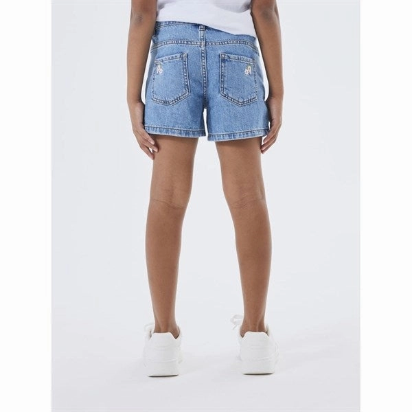 Name it Medium Blue Denim Bella Denim Shorts Noos MoistureWickingLining