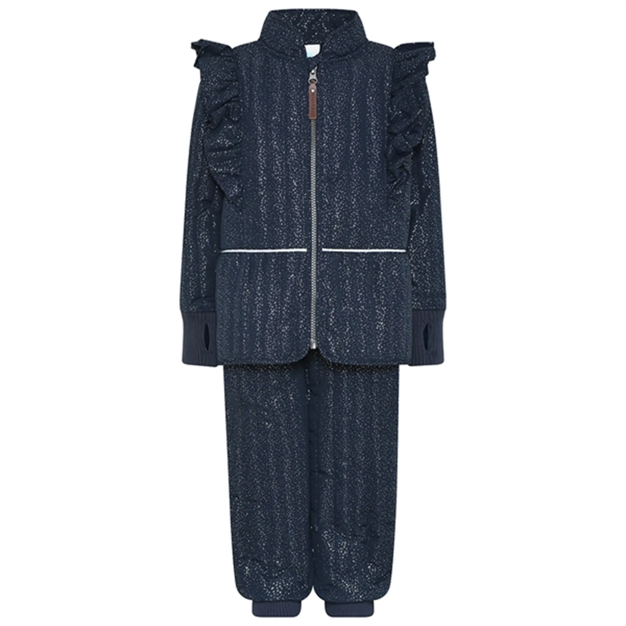 En Fant Thermal Set Parisian Night m. Guld Glitter Stud-Detail