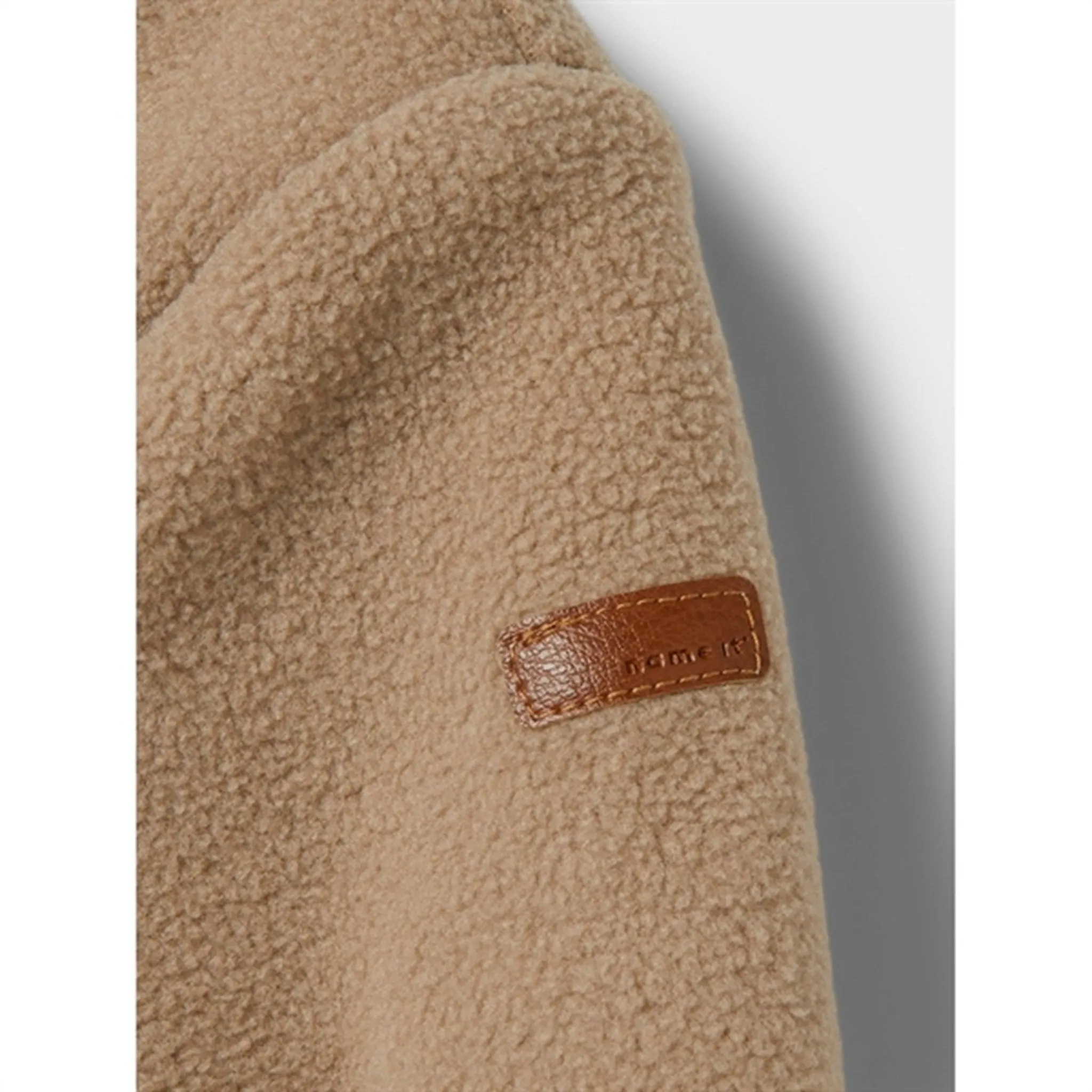 Light chiffon blouse Versatile button-down blouse Name it Savannah Tan Meeko Suit