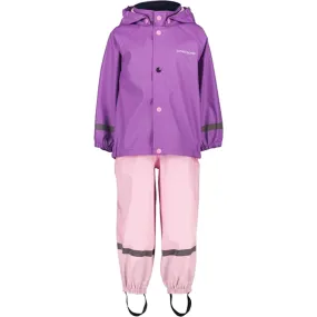 Casual Style Didriksons Tulip Purple Slaskeman Kids Rainwear