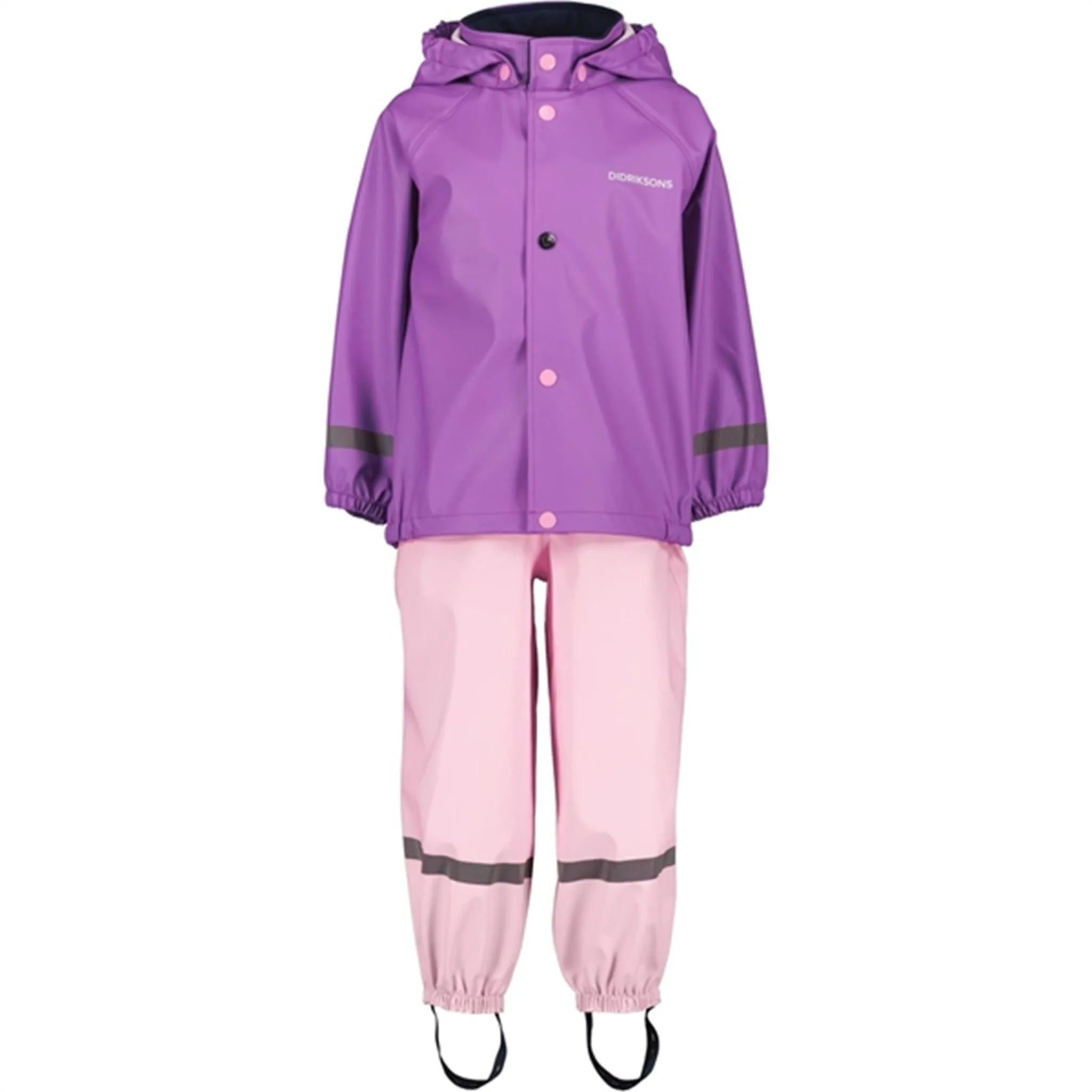 Casual Style Didriksons Tulip Purple Slaskeman Kids Rainwear
