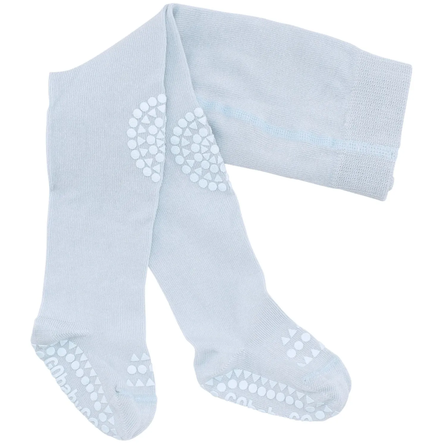 Semi-formal Gobabygo Sky Blue Crawling Tights Bamboo