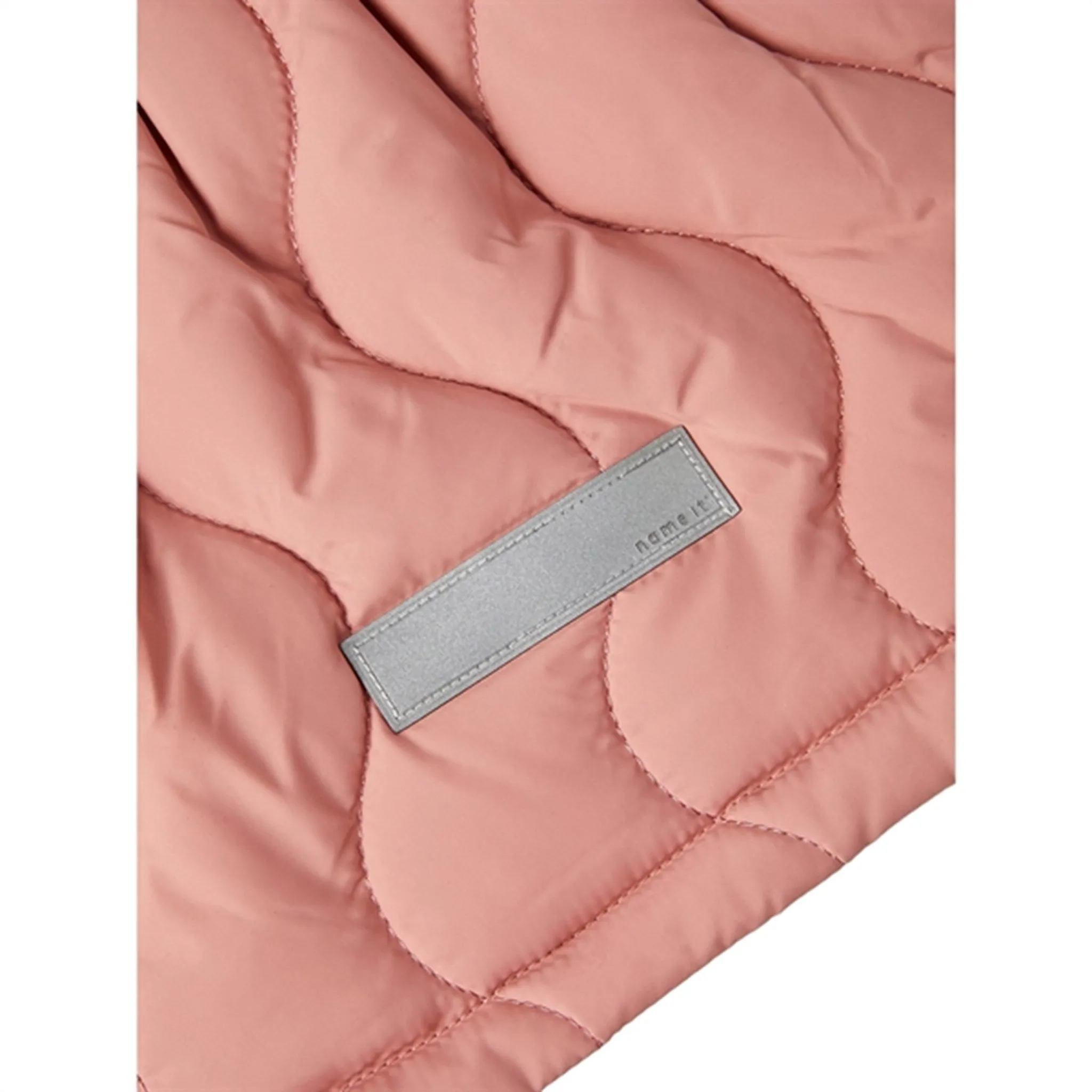 Satin-Finish Name it Old Rose Mars Quilted Jacket