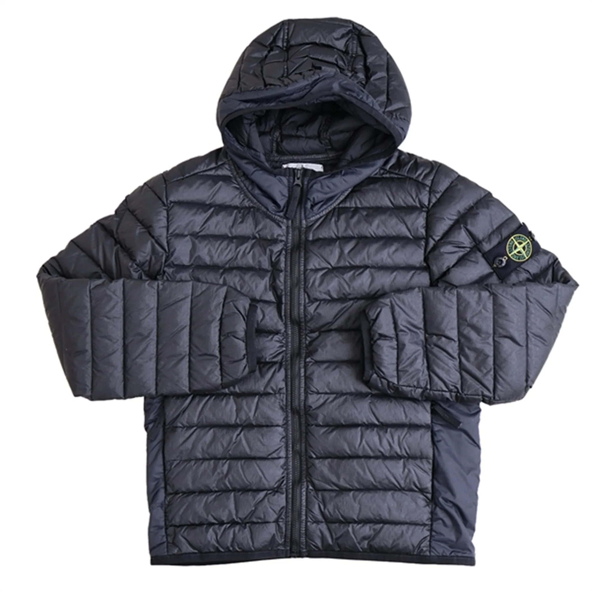 Stone Island Down Jacket Black DropShoulder