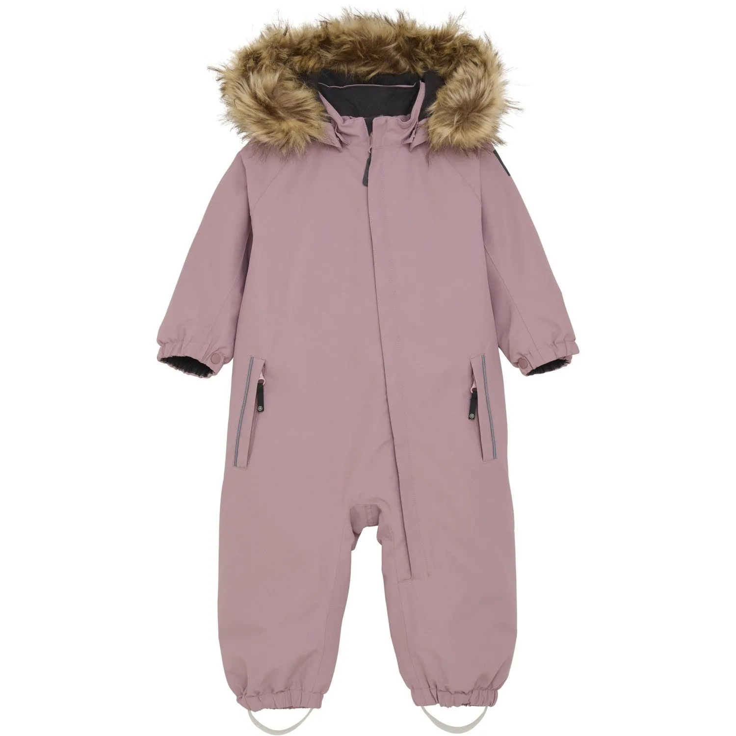 Color Kids Woodrose Baby Coverall W. Fake Fur Capsule-Wardrobe