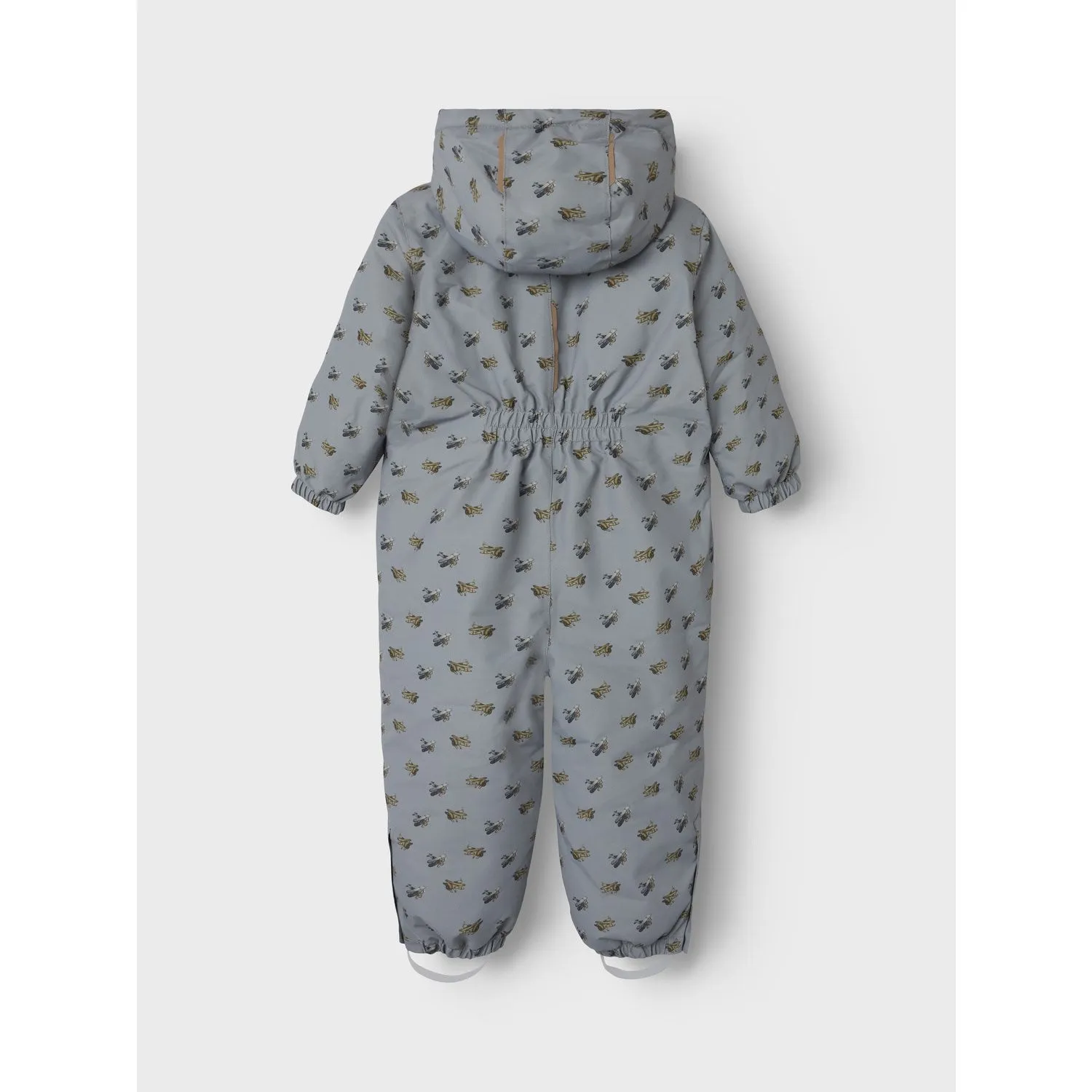 Trendy everyday shirt Designer-Label Lil'Atelier Ultimate Grey Airplanes Nmmlasnow10 Snowsuit Aop Fo Lil