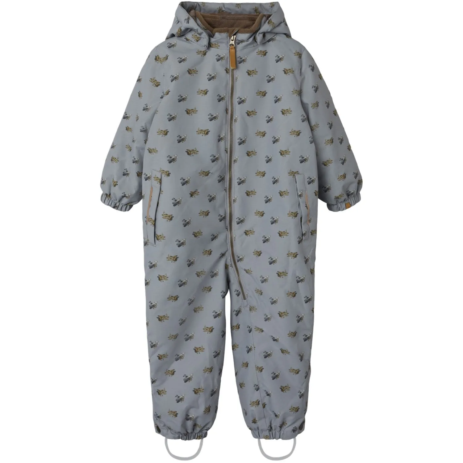Kimono-Sleeve Reversible-Style Lil'Atelier Ultimate Grey Airplanes Nmmlasnow10 Snowsuit Aop Fo Lil