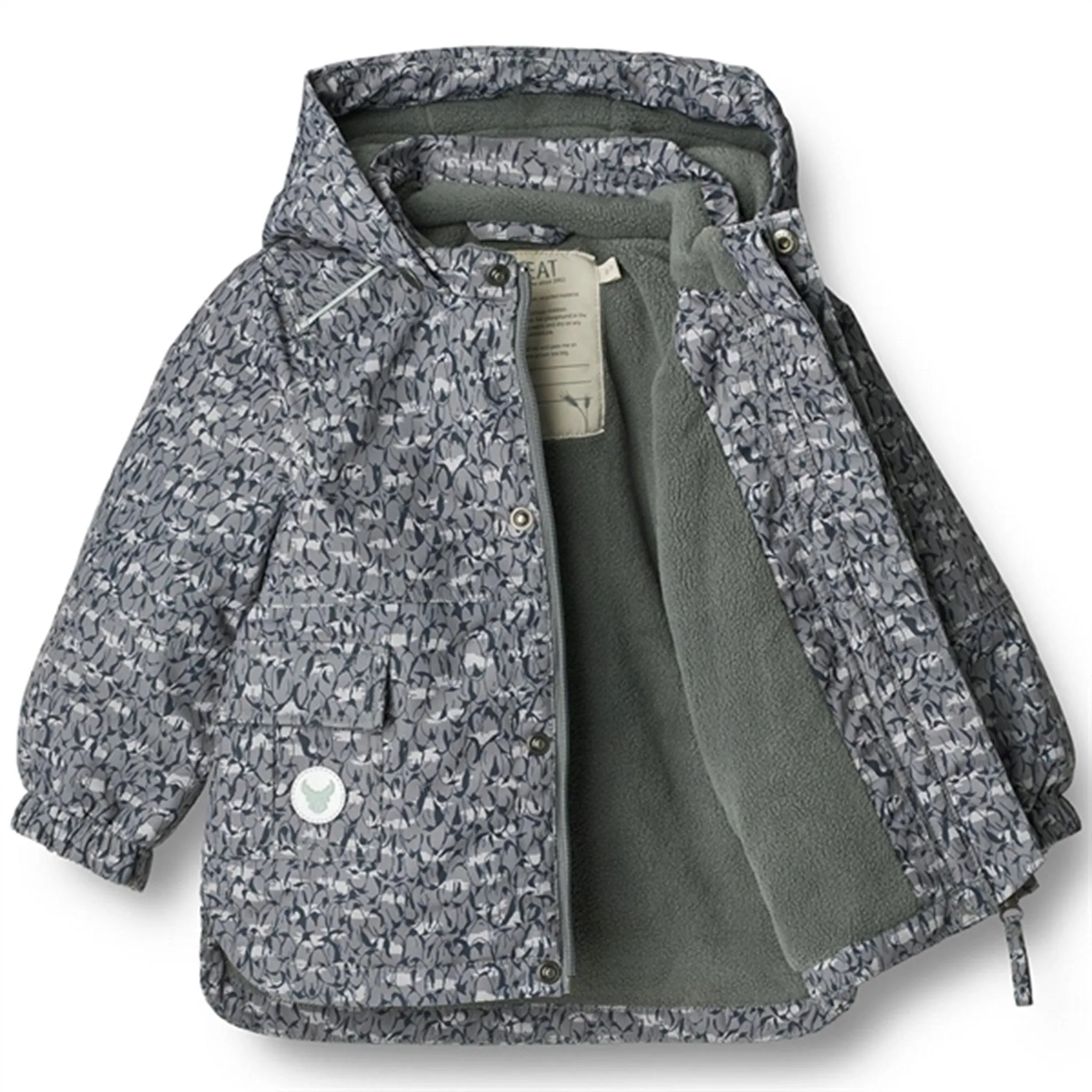 Pleated-Texture Wheat Jacket Johan Tech Autumn Sky Penguins