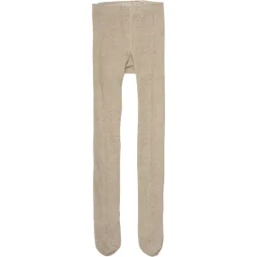 Minymo Silver Mink Melange Tights Solid Flattering Waist