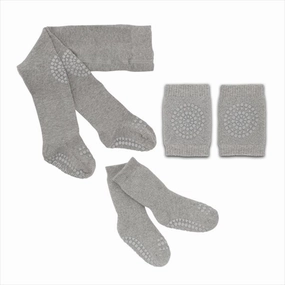 Supportive-feature GObabyGO Crawling Starter Kit Grey Melange