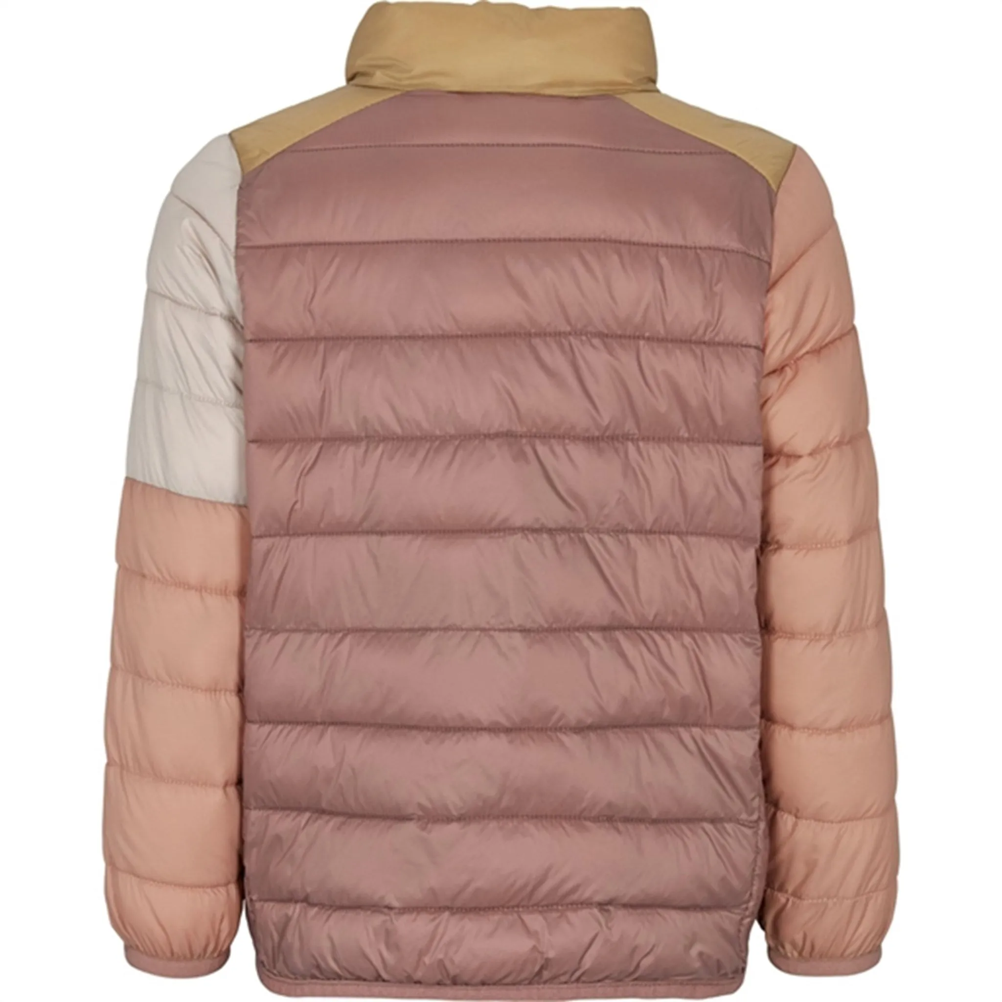 Half-Placket Spring-Season MarMar Owe Vegan Puffer Down Jacket Tawny Rose Blok