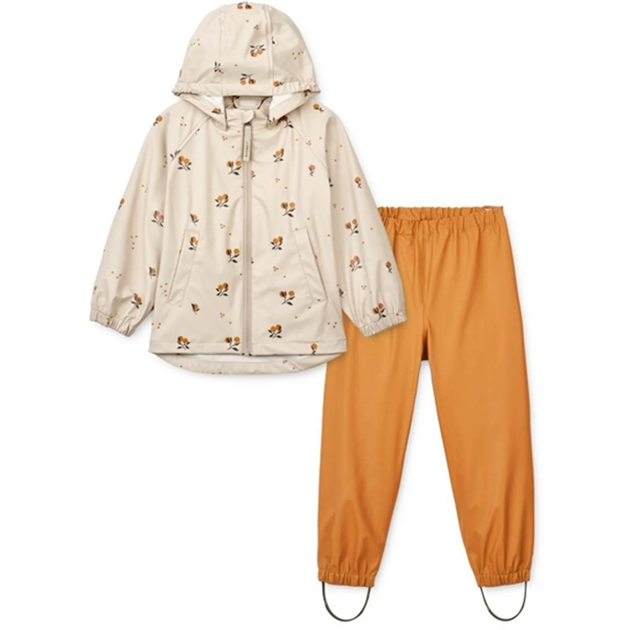 Liewood Moby Printed Rainwear Set Peach / Sandy Durable Gear