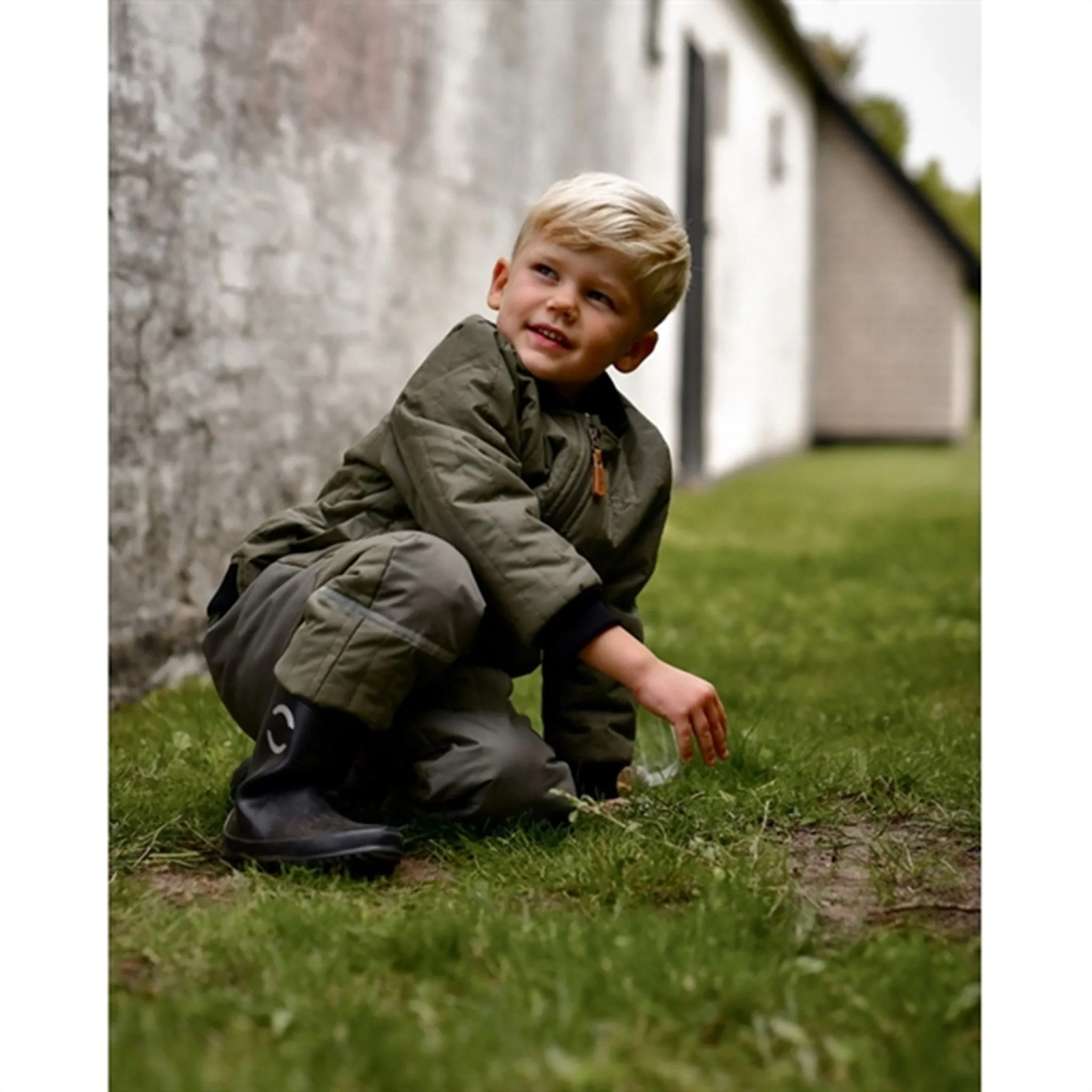 Waist-Cinching Silky-Lining Mikk-Line Thermo Jacket Dusty Olive