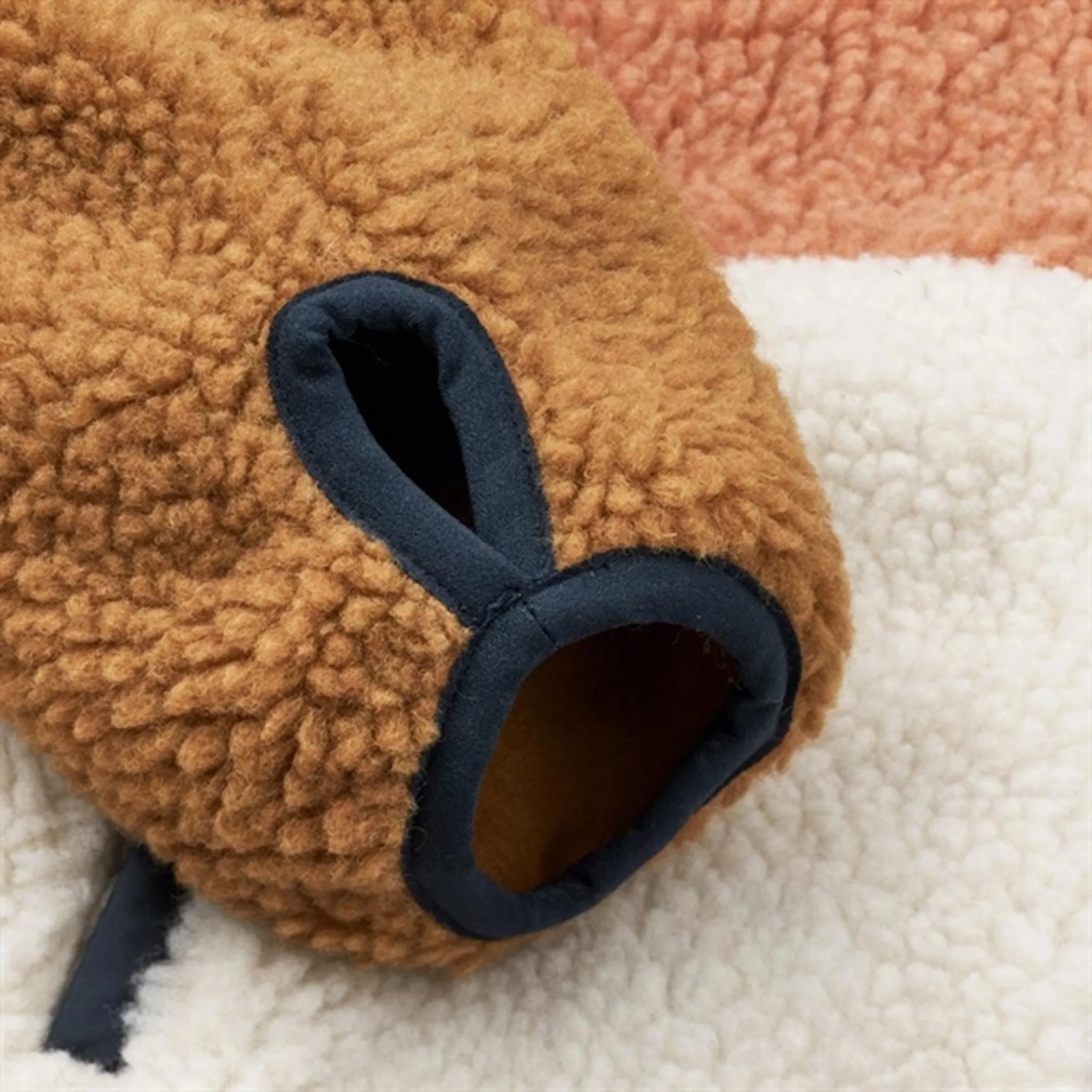 Liewood Nolan Pile Jacket Tuscany Rose Multi Mix Construct Rugged Outerwear