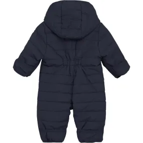 FIXONI Navy Blazer Wholesuit W. Lining Quilted Stand-Collar Reversible-Style