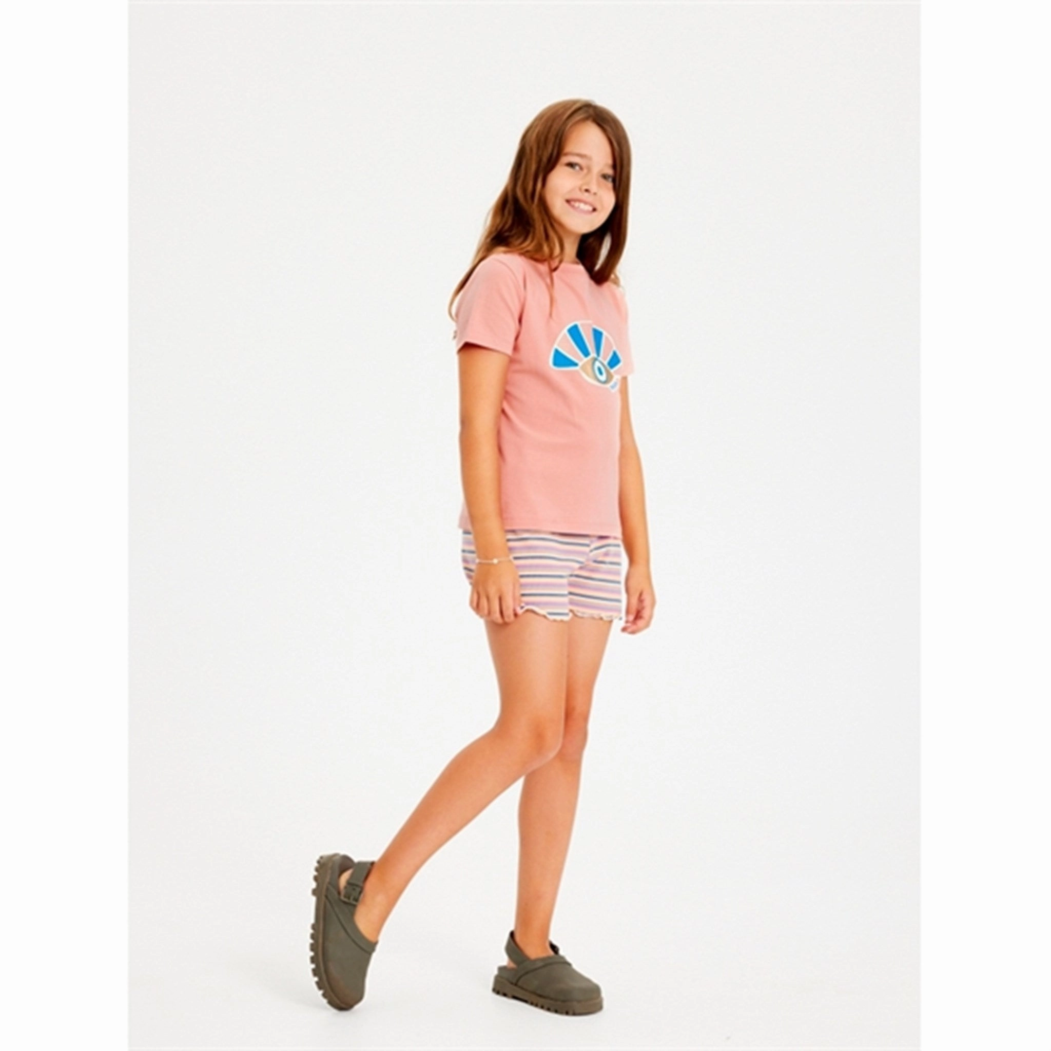 Durable Stitching Collectible Item THE NEW Multi Stripe Gola Rib Shorts