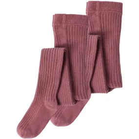 Bohemian style Stretchable-fiber Lil'Atelier Withered Rose Nmfilso 2-Pack Tights Lil