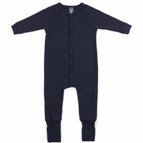 Smallstuff Wool Drop Needle Night Suit Navy Essential Basic Durable Teen