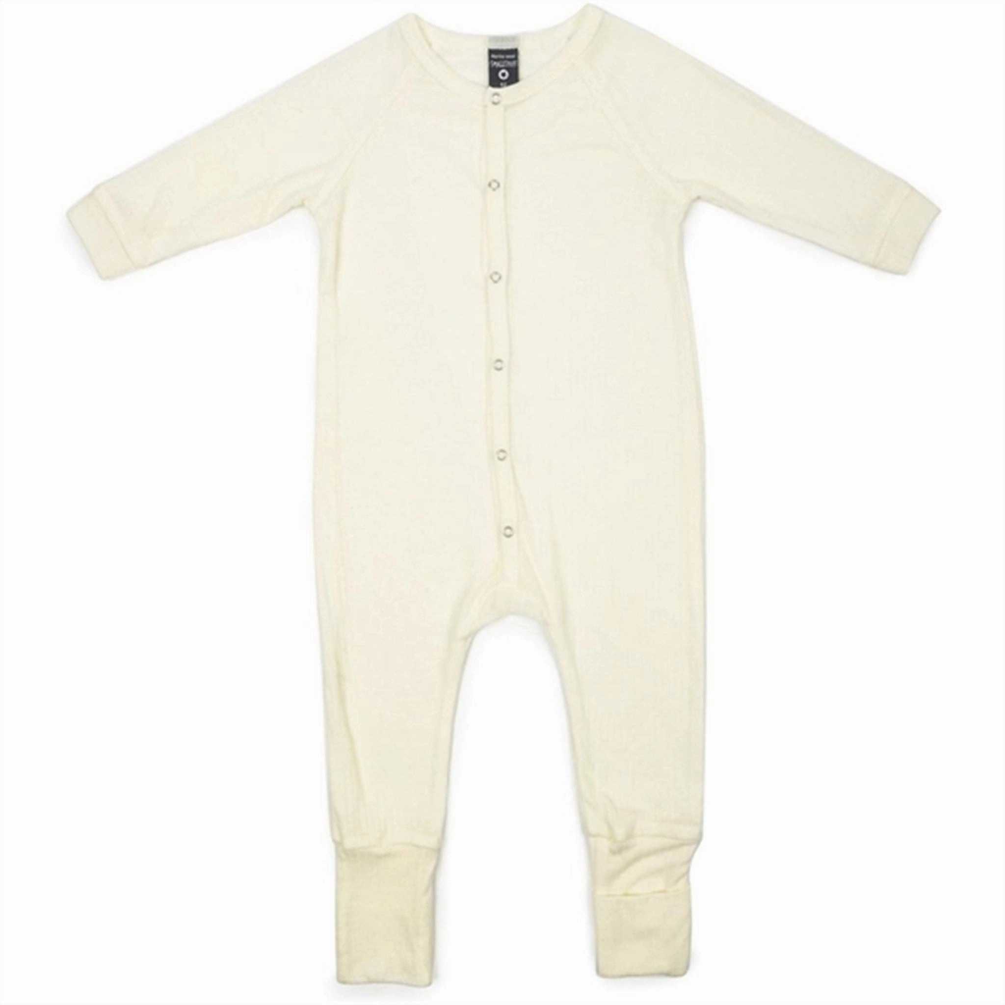 Training Active Smallstuff Wool Drop Needle Night Suit Off White