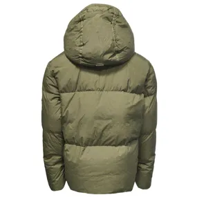 Stone Island Junior Down Jacket Olive Green Editor??s-Pick
