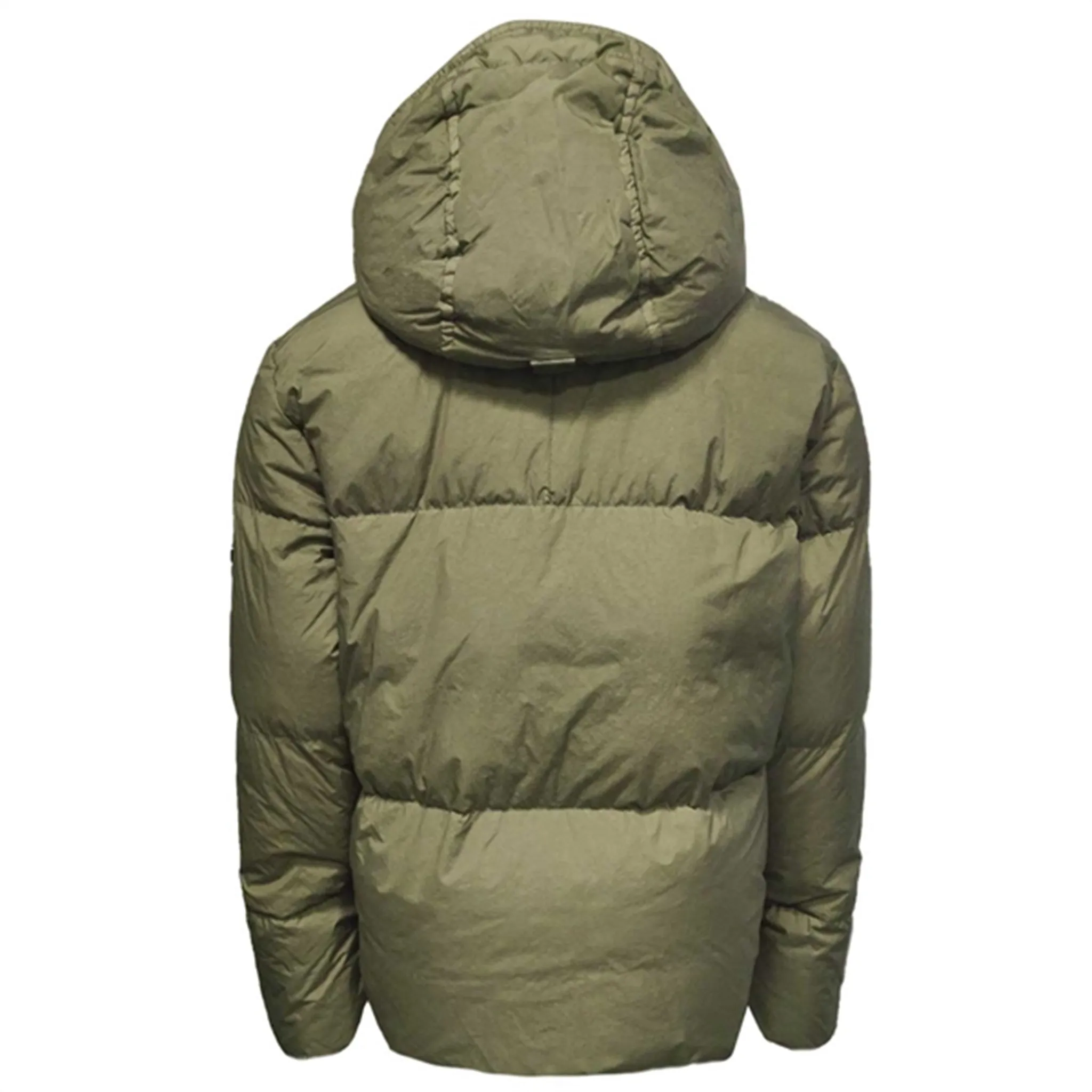 Connect Stone Island Junior Down Jacket Olive Green
