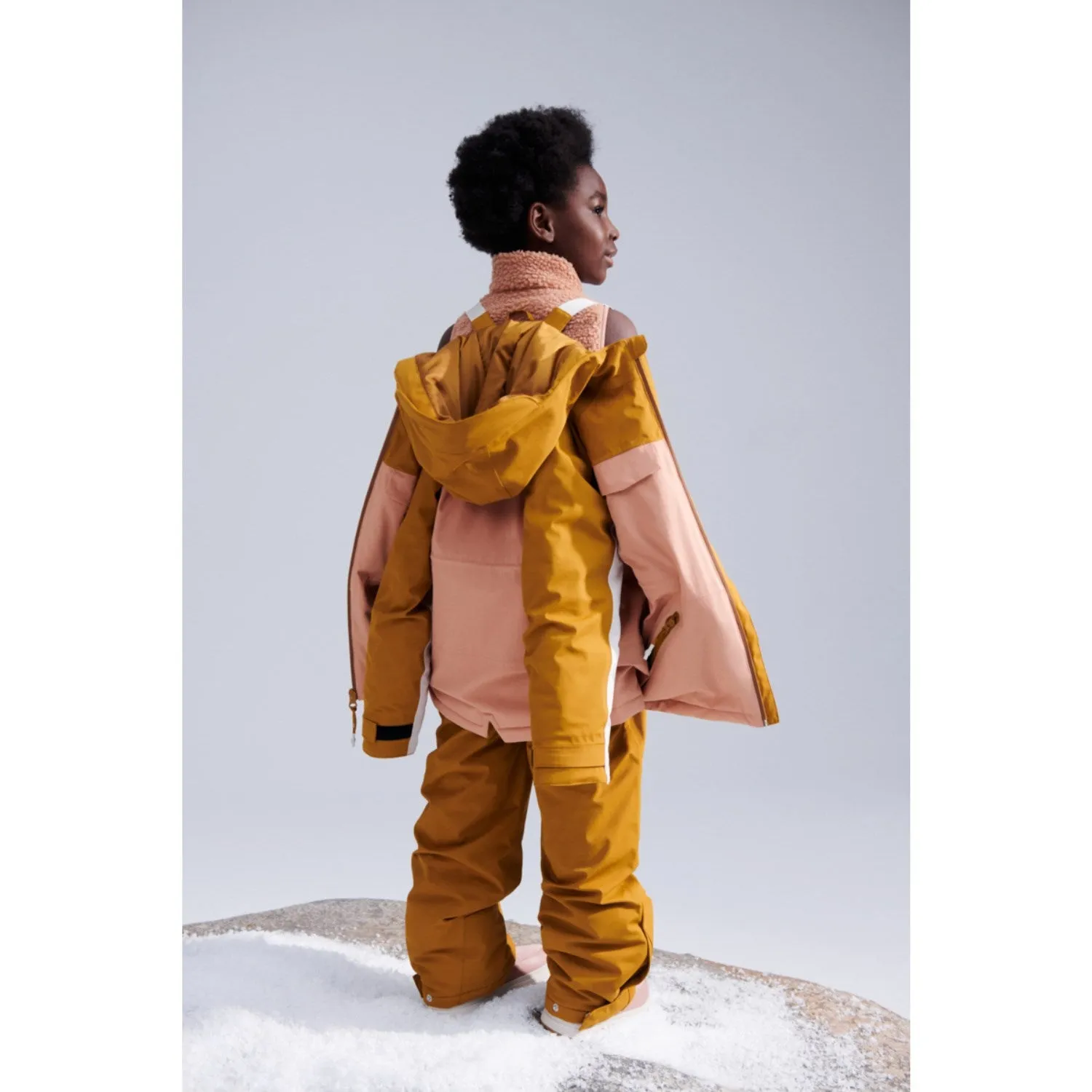 LieWood Tuscany Rose Mix Kalle Snow Jacket Fedora Winter Outer Layer