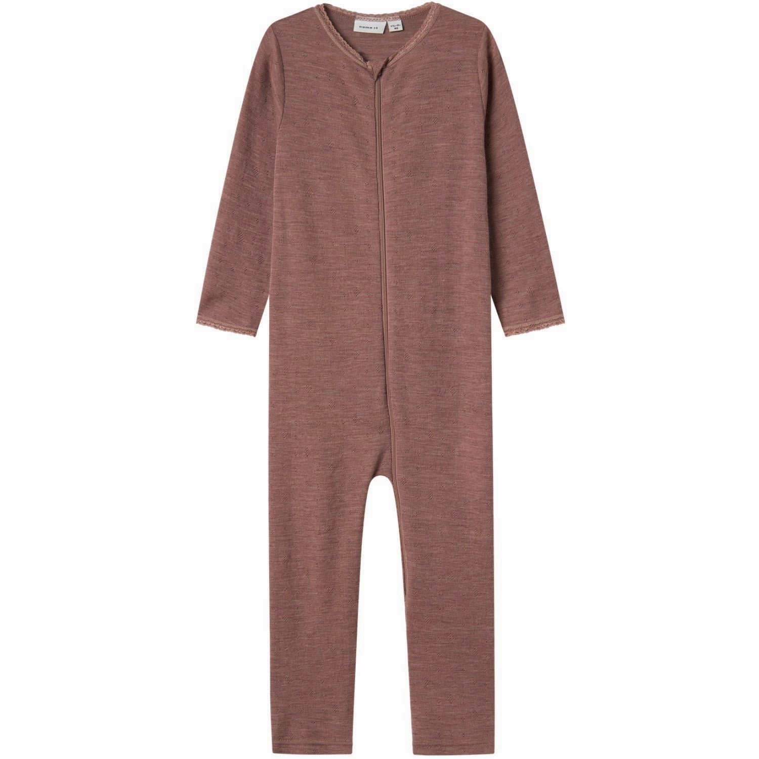 Name It Antler Nmfwang Wool Needle Nightsuit Solid Cozy Mood