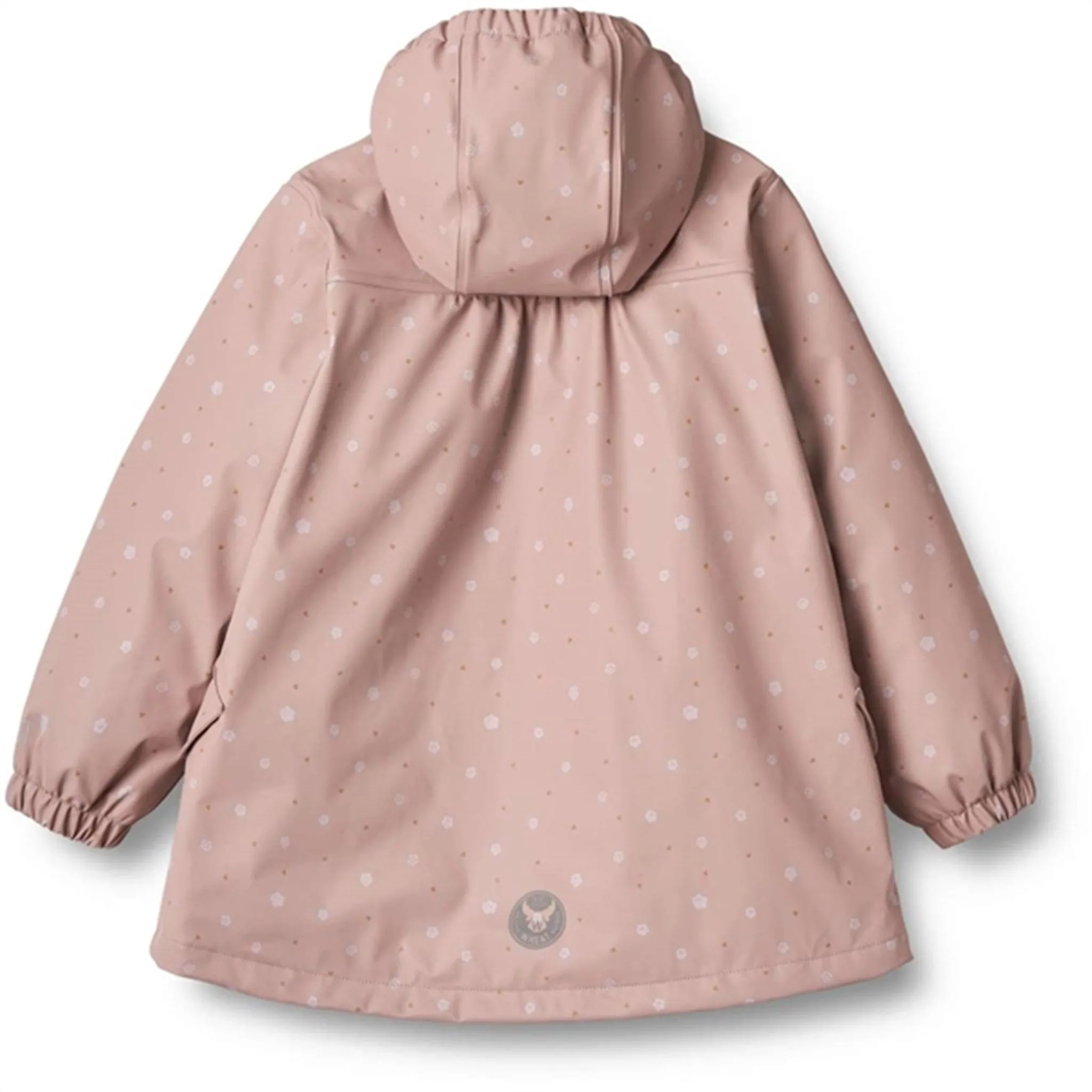 Wheat Rain Jacket Rika Thermo Powder Rose Flowers Ruffle-Detail