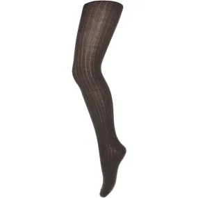 Skin-tight MP 130 Cotton Rib Tights 541 Dark Brown