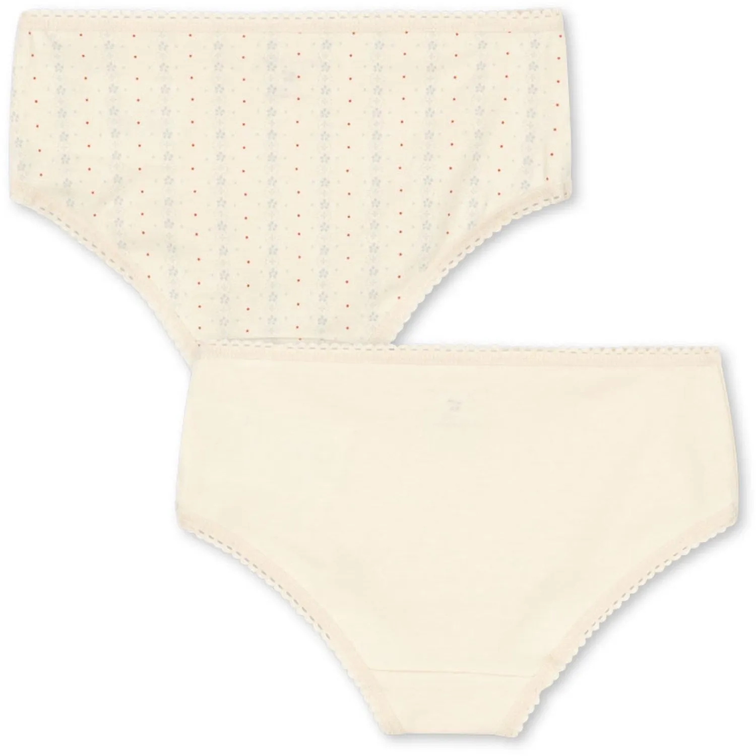 Konges Sl?jd Fete De Fleur/Seedpearl Basic 2 Pack Girl Underpants Gots Organic