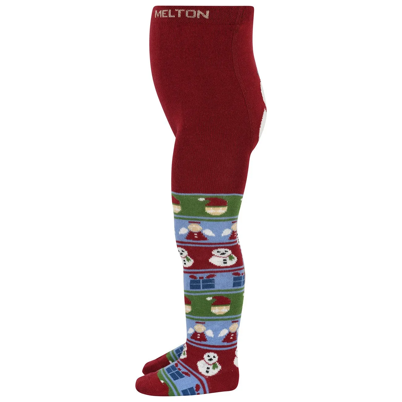 Tight MELTON Sundried Tomato Snowman tights