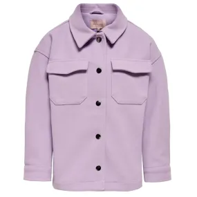 Layer Option Kids ONLY Lavender Ellene Shacket