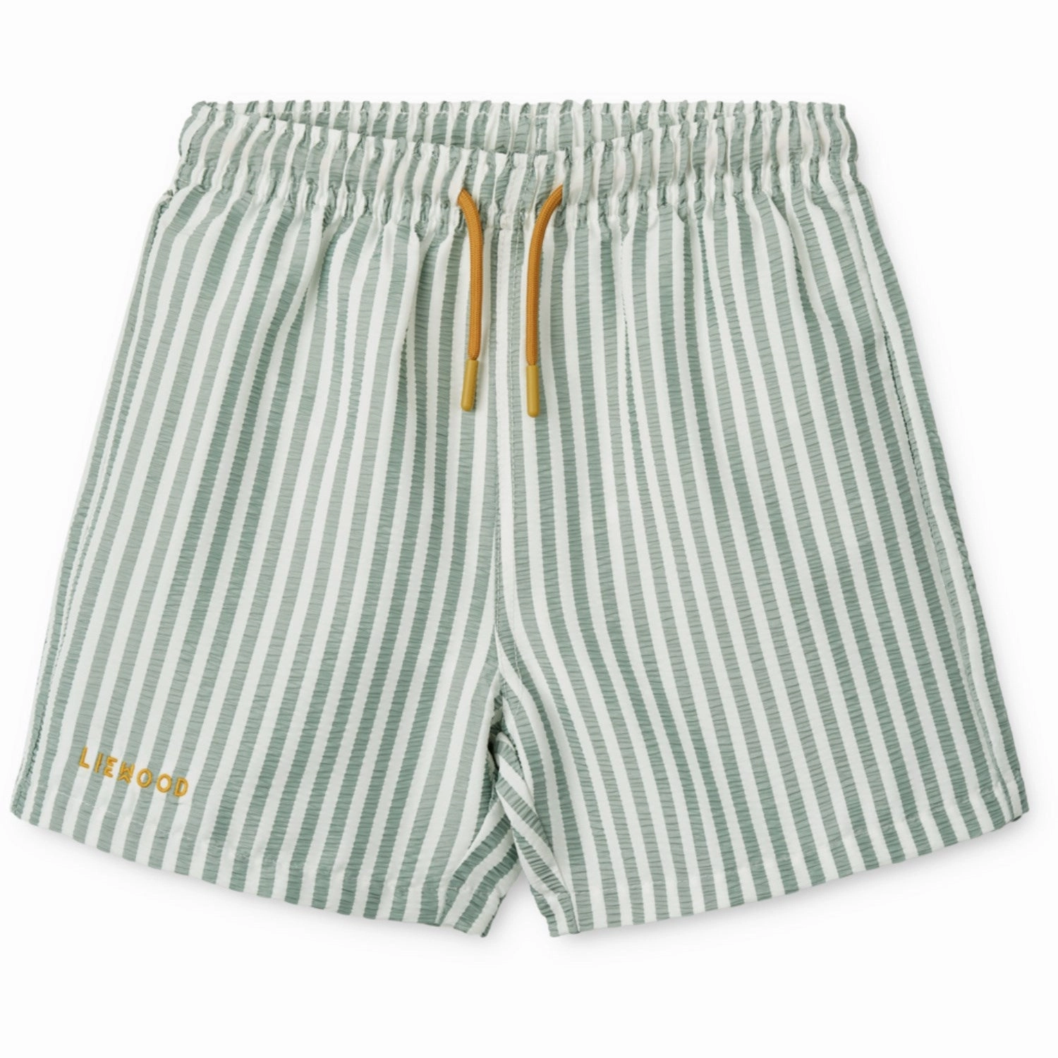 LIEWOOD Stripe Peppermint / Crisp White Duke Stripe Board Shorts Sporty Style